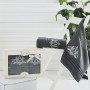 Комплект махровых полотенец "KARNA" AGRA Темно-серый 50x90-70х140 1/2