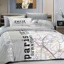 Постельное белье сатин "LE VELE" PARIS 1,5 спальное