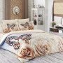Постельное белье сатин "KARNA" DELUX ROMANTIC 1,5 спальное