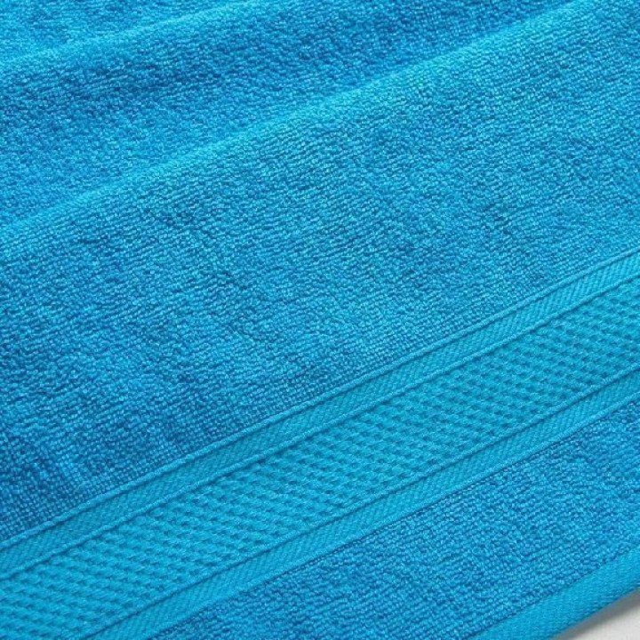 Полотенце махровое "УзТекс" Голубое 40х70