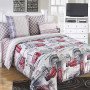 Постельное белье перкаль Лондон с компаньоном - Семейное, 6250П